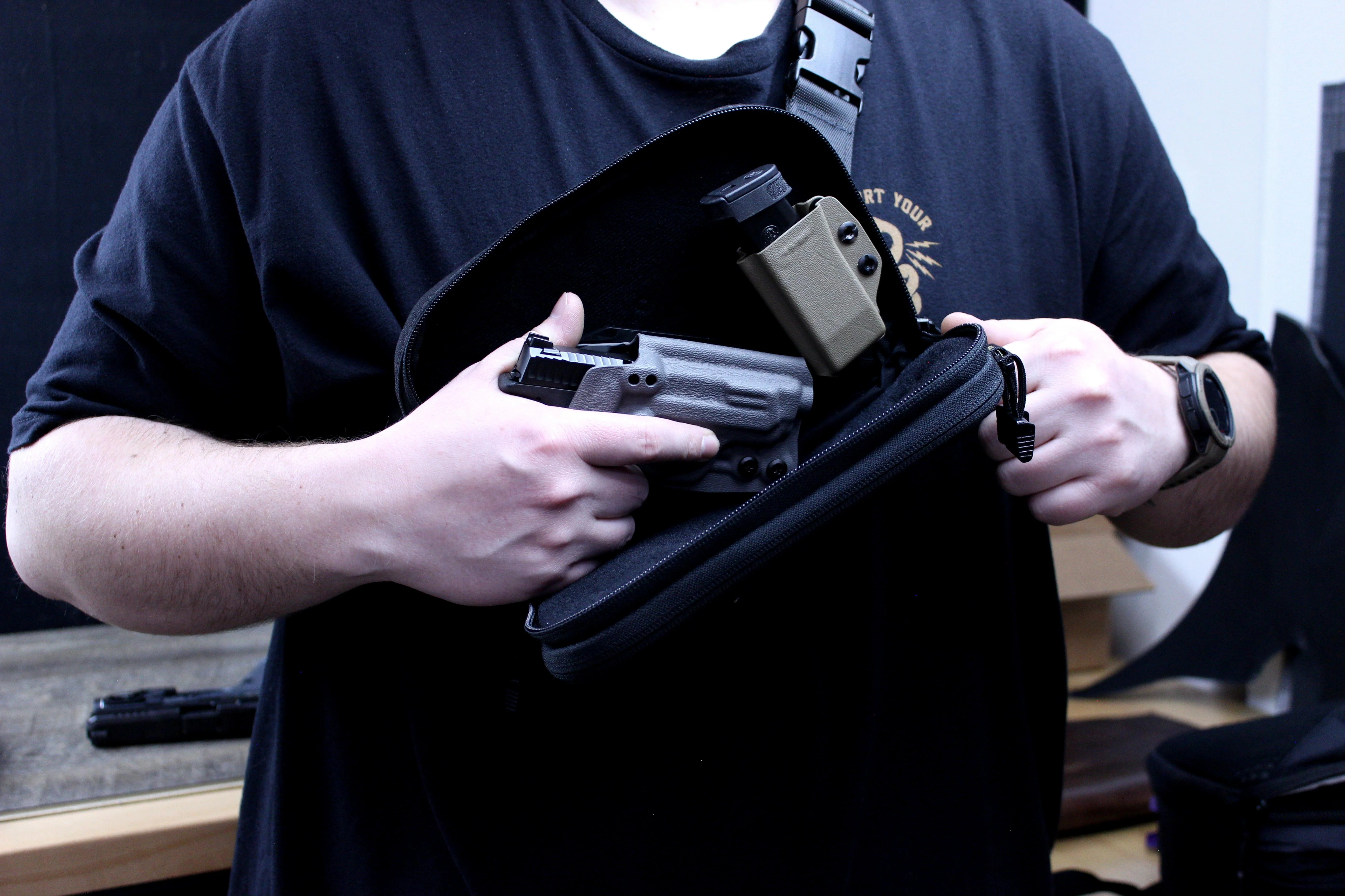 EDC Velcro Bag Holster for Canik Mete MC9 - Image 6